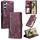 Per Samsung Galaxy S23+ 5G Custodia per telefono in pelle goffrata Skin Feel Totem (rosso vino) Per Samsung Galaxy S23+ 5G Custodia per telefono in pelle goffrata Skin Feel Totem (rosso vino)
