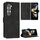Per Samsung Galaxy Z Fold6 Dream Triangle Custodia pieghevole in pelle con cordino (nero) Per Samsung Galaxy Z Fold6 Dream Triangle Custodia pieghevole in pelle con cordino (nero)