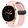 Per Honor Watch GS 3 Window Blind Magnetic Buckle 22mm Cinturino in silicone (rosa) Per Honor Watch GS 3 Window Blind Magnetic Buckle 22mm Cinturino in silicone (rosa)
