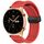 Per Honor Watch GS 3 Window Blind Magnetic Buckle 22mm Cinturino in silicone (rosso) Per Honor Watch GS 3 Window Blind Magnetic Buckle 22mm Cinturino in silicone (rosso)