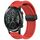 Per Honor Magic Watch 2 46mm Window Blind Fibbia magnetica 22mm Cinturino in silicone (rosso) Per Honor Magic Watch 2 46mm Window Blind Fibbia magnetica 22mm Cinturino in silicone (rosso)