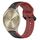 Per Garmin Vivomove Trend 20mm Convex Loop Cinturino in silicone bicolore (nero + rosso) Per Garmin Vivomove Trend 20mm Convex Loop Cinturino in silicone bicolore (nero + rosso)