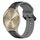 Per Garmin Vivomove Trend 20mm Convex Loop Cinturino in silicone bicolore (nero + grigio) Per Garmin Vivomove Trend 20mm Convex Loop Cinturino in silicone bicolore (nero + grigio)