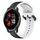 Per Garmin Venu 2 Plus 20mm Convex Loop Cinturino in silicone bicolore (nero + bianco) Per Garmin Venu 2 Plus 20mm Convex Loop Cinturino in silicone bicolore (nero + bianco)