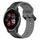 Per Garmin Venu 2 Plus 20mm Convex Loop Cinturino in silicone bicolore (nero + grigio) Per Garmin Venu 2 Plus 20mm Convex Loop Cinturino in silicone bicolore (nero + grigio)