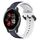 Per Garmin Venu 2 Plus 20mm Convex Loop Cinturino in silicone bicolore (blu notte + bianco) Per Garmin Venu 2 Plus 20mm Convex Loop Cinturino in silicone bicolore (blu notte + bianco)