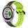 Per Garmin Approach S40 20mm Convex Loop Cinturino in silicone bicolore (nero + lime) Per Garmin Approach S40 20mm Convex Loop Cinturino in silicone bicolore (nero + lime)