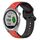 Per Garmin Approach S40 20mm Convex Loop Cinturino in silicone bicolore (rosso + nero) Per Garmin Approach S40 20mm Convex Loop Cinturino in silicone bicolore (rosso + nero)