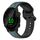 Per Garmin Forerunner 158 20mm Convex Loop Cinturino in silicone bicolore (verde oliva + nero) Per Garmin Forerunner 158 20mm Convex Loop Cinturino in silicone bicolore (verde oliva + nero)