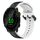 Per Garmin Forerunner 158 20mm Convex Loop Cinturino in silicone bicolore (nero + bianco) Per Garmin Forerunner 158 20mm Convex Loop Cinturino in silicone bicolore (nero + bianco)