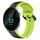 Per Garmin Forerunner 55 20mm Convex Loop Cinturino in silicone bicolore (nero + lime) Per Garmin Forerunner 55 20mm Convex Loop Cinturino in silicone bicolore (nero + lime)