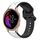 Per Garmin Venu 20mm Convex Loop cinturino in silicone bicolore (bianco + nero)