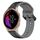 Per Garmin Venu 20mm Convex Loop cinturino in silicone bicolore (nero + grigio) Per Garmin Venu 20mm Convex Loop cinturino in silicone bicolore (nero + grigio)