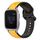 Per Garmin Venu SQ 20mm Convex Loop Cinturino in silicone bicolore (giallo + nero) Per Garmin Venu SQ 20mm Convex Loop Cinturino in silicone bicolore (giallo + nero)