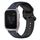 Per Garmin Venu SQ 20mm Convex Loop cinturino in silicone bicolore (blu notte + nero) Per Garmin Venu SQ 20mm Convex Loop cinturino in silicone bicolore (blu notte + nero)