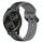 Per Garmin VivoMove Style 20mm Convex Loop Cinturino in silicone bicolore (nero + grigio) Per Garmin VivoMove Style 20mm Convex Loop Cinturino in silicone bicolore (nero + grigio)