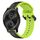 Per Garmin VivoMove Style 20mm Convex Loop Cinturino in silicone bicolore (nero + lime) Per Garmin VivoMove Style 20mm Convex Loop Cinturino in silicone bicolore (nero + lime)
