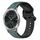 Per Garmin VivoMove Luxe 20mm Convex Loop Cinturino in silicone bicolore (verde oliva + nero) Per Garmin VivoMove Luxe 20mm Convex Loop Cinturino in silicone bicolore (verde oliva + nero)
