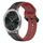 Per Garmin VivoMove Luxe 20mm Convex Loop Cinturino in silicone bicolore (nero + rosso) Per Garmin VivoMove Luxe 20mm Convex Loop Cinturino in silicone bicolore (nero + rosso)