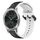 Per Garmin VivoMove Luxe 20mm Convex Loop Cinturino in silicone bicolore (nero + bianco) Per Garmin VivoMove Luxe 20mm Convex Loop Cinturino in silicone bicolore (nero + bianco)