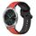 Per Garmin VivoMove Luxe 20mm Convex Loop Cinturino in silicone bicolore (rosso + nero) Per Garmin VivoMove Luxe 20mm Convex Loop Cinturino in silicone bicolore (rosso + nero)
