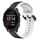 Per Garmin Forerunner 245 20mm Convex Loop Cinturino in silicone bicolore (nero + bianco) Per Garmin Forerunner 245 20mm Convex Loop Cinturino in silicone bicolore (nero + bianco)
