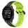 Per Garmin Forerunner 245 20mm Convex Loop Cinturino in silicone bicolore (nero + lime) Per Garmin Forerunner 245 20mm Convex Loop Cinturino in silicone bicolore (nero + lime)