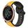 Per Garmin Forerunner 645 20mm Convex Loop Cinturino in silicone bicolore (giallo + nero) Per Garmin Forerunner 645 20mm Convex Loop Cinturino in silicone bicolore (giallo + nero)