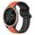 Per Garmin Forerunner 645 Music 20mm Convex Loop Cinturino in silicone bicolore (arancione + nero) Per Garmin Forerunner 645 Music 20mm Convex Loop Cinturino in silicone bicolore (arancione + nero)