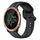 Per Garmin Forerunner 645 Music 20mm Convex Loop Cinturino in silicone bicolore (blu notte + nero) Per Garmin Forerunner 645 Music 20mm Convex Loop Cinturino in silicone bicolore (blu notte + nero)