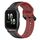 Per Garmin Forerunner Sq2 20mm Convex Loop Cinturino in silicone bicolore (nero + rosso) Per Garmin Forerunner Sq2 20mm Convex Loop Cinturino in silicone bicolore (nero + rosso)