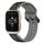 Per Garmin Forerunner Sq2 Music 20mm Convex Loop Cinturino in silicone bicolore (nero + grigio) Per Garmin Forerunner Sq2 Music 20mm Convex Loop Cinturino in silicone bicolore (nero + grigio)