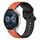 Per Huawei Watch GT3 42mm 20mm Convex Loop Cinturino in silicone bicolore (arancione + nero) Per Huawei Watch GT3 42mm 20mm Convex Loop Cinturino in silicone bicolore (arancione + nero)
