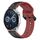 Per Huawei Watch GT3 42mm 20mm Convex Loop Cinturino in silicone bicolore (nero + rosso) Per Huawei Watch GT3 42mm 20mm Convex Loop Cinturino in silicone bicolore (nero + rosso)