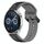 Per Huawei Watch GT3 42mm 20mm Convex Loop Cinturino in silicone bicolore (nero + grigio) Per Huawei Watch GT3 42mm 20mm Convex Loop Cinturino in silicone bicolore (nero + grigio)