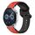 Per Huawei Watch GT3 42mm 20mm Convex Loop Cinturino in silicone bicolore (rosso + nero) Per Huawei Watch GT3 42mm 20mm Convex Loop Cinturino in silicone bicolore (rosso + nero)