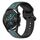 Per Huawei Watch GT2 42mm 20mm Convex Loop Cinturino in silicone bicolore (verde oliva + nero) Per Huawei Watch GT2 42mm 20mm Convex Loop Cinturino in silicone bicolore (verde oliva + nero)