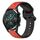 Per Huawei Watch GT2 42mm 20mm Convex Loop Cinturino in silicone bicolore (rosso + nero) Per Huawei Watch GT2 42mm 20mm Convex Loop Cinturino in silicone bicolore (rosso + nero)