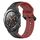 Per Huawei Watch 2 Cinturino in silicone bicolore con anello convesso da 20 mm (nero + rosso) Per Huawei Watch 2 Cinturino in silicone bicolore con anello convesso da 20 mm (nero + rosso)