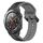 Per Huawei Watch 2 Cinturino in silicone bicolore con anello convesso da 20 mm (nero + grigio) Per Huawei Watch 2 Cinturino in silicone bicolore con anello convesso da 20 mm (nero + grigio)