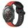 Per Huawei Watch 2 Cinturino in silicone bicolore con anello convesso da 20 mm (rosso + nero) Per Huawei Watch 2 Cinturino in silicone bicolore con anello convesso da 20 mm (rosso + nero)