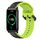 For Honor Watch ES 20mm Convex Loop Cinturino in silicone bicolore (nero + lime) For Honor Watch ES 20mm Convex Loop Cinturino in silicone bicolore (nero + lime)