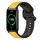 Per Honor Watch ES 20mm Convex Loop Cinturino in silicone bicolore (giallo + nero) Per Honor Watch ES 20mm Convex Loop Cinturino in silicone bicolore (giallo + nero)