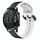 Per Honor MagicWatch2 42mm 20mm Convex Loop Cinturino in silicone bicolore (nero + bianco) Per Honor MagicWatch2 42mm 20mm Convex Loop Cinturino in silicone bicolore (nero + bianco)