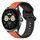 Per Huawei Watch Buds 22mm Convex Loop Cinturino in silicone bicolore (arancione + nero) Per Huawei Watch Buds 22mm Convex Loop Cinturino in silicone bicolore (arancione + nero)