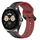 Per Huawei Watch Buds 22mm Convex Loop Cinturino in silicone bicolore (nero + rosso) Per Huawei Watch Buds 22mm Convex Loop Cinturino in silicone bicolore (nero + rosso)