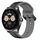 Per Huawei Watch Buds 22mm Convex Loop Cinturino in silicone bicolore (nero + grigio) Per Huawei Watch Buds 22mm Convex Loop Cinturino in silicone bicolore (nero + grigio)