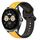 Per Huawei Watch Buds 22mm Convex Loop Cinturino in silicone bicolore (giallo + nero) Per Huawei Watch Buds 22mm Convex Loop Cinturino in silicone bicolore (giallo + nero)