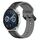 Per Huawei Watch GT3 46mm 22mm Convex Loop Cinturino in silicone bicolore (nero + grigio) Per Huawei Watch GT3 46mm 22mm Convex Loop Cinturino in silicone bicolore (nero + grigio)