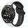 Per Huawei Watch GT Runner 22mm Convex Loop Cinturino in silicone bicolore (bianco + nero) Per Huawei Watch GT Runner 22mm Convex Loop Cinturino in silicone bicolore (bianco + nero)